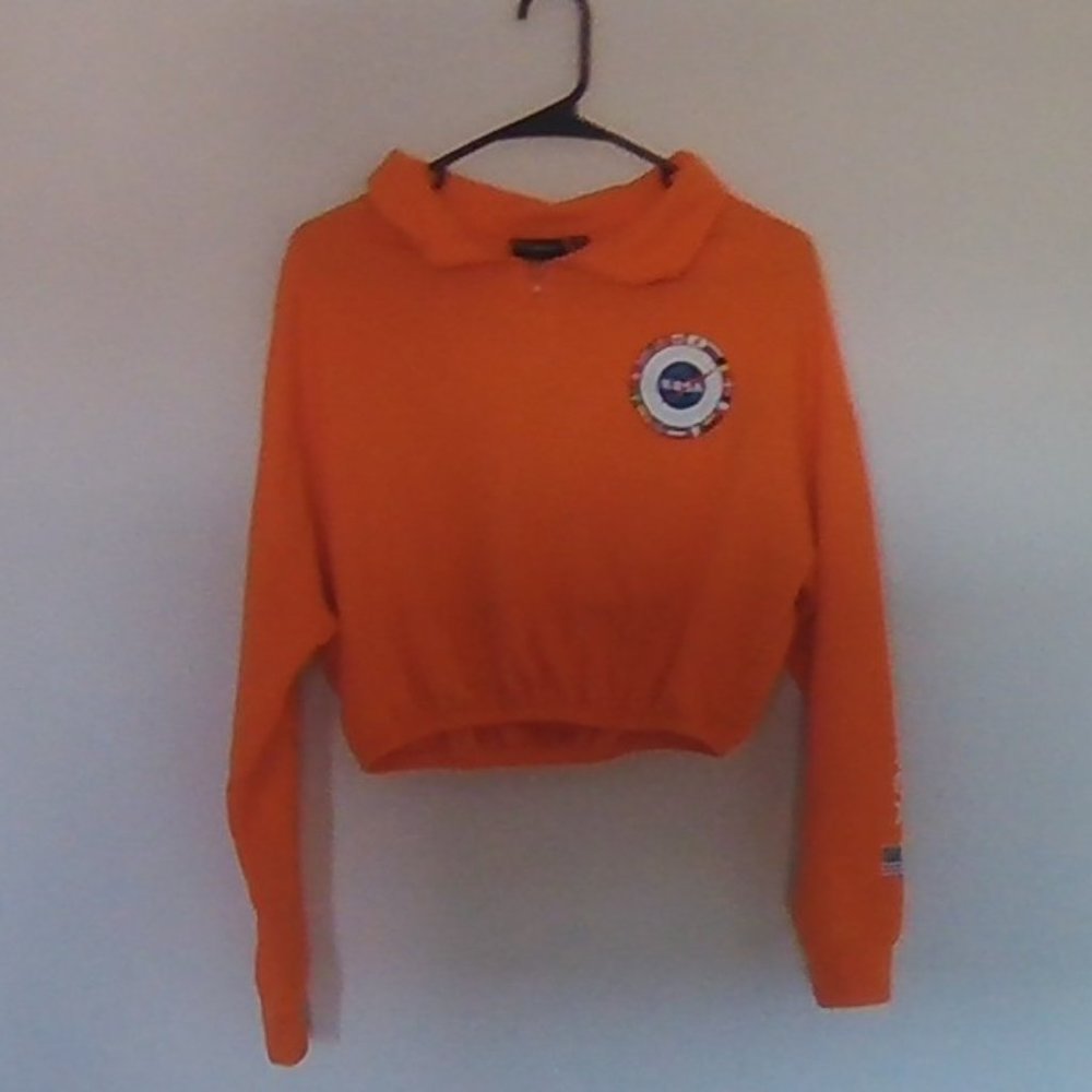 Orange Chemistry Nasa Hoodie